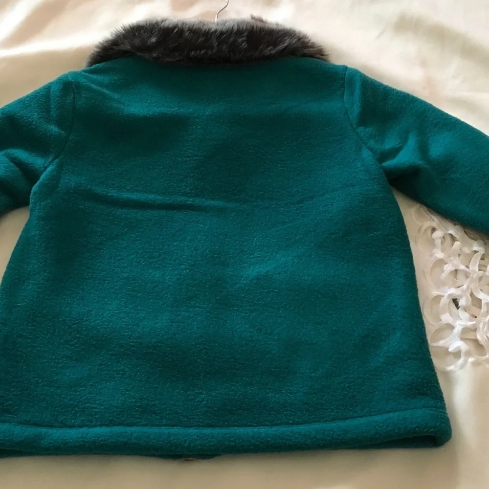 Gymboree gorgeous zipper green sweater NWT size S
